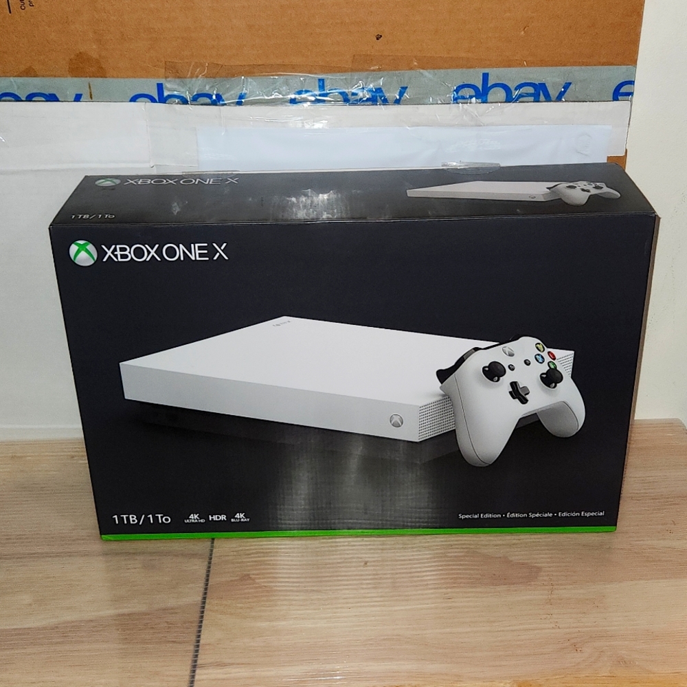 Xbox One X "BOX ONLY: Plus Inserts Replacement Box Original